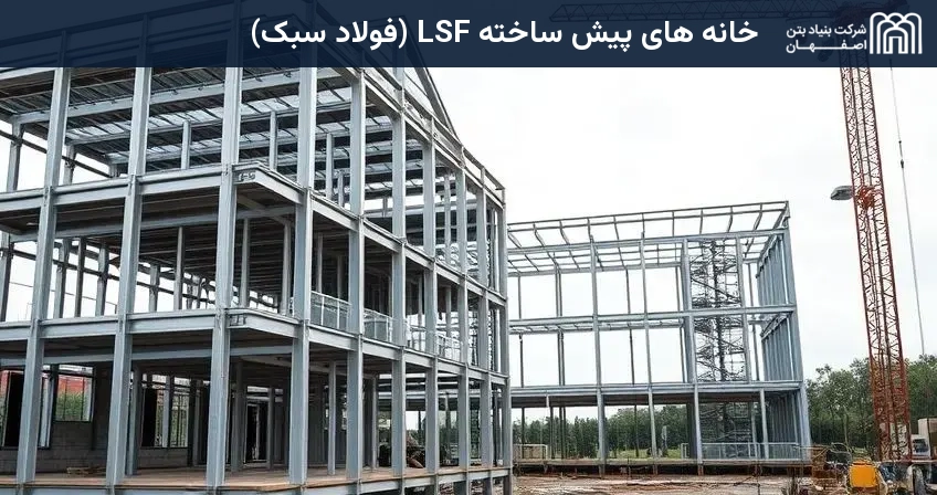 خانه های پیش ساخته LSF (فولاد سبک)