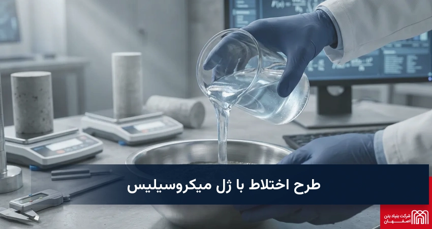 طرح اختلاط با ژل میکروسیلیس