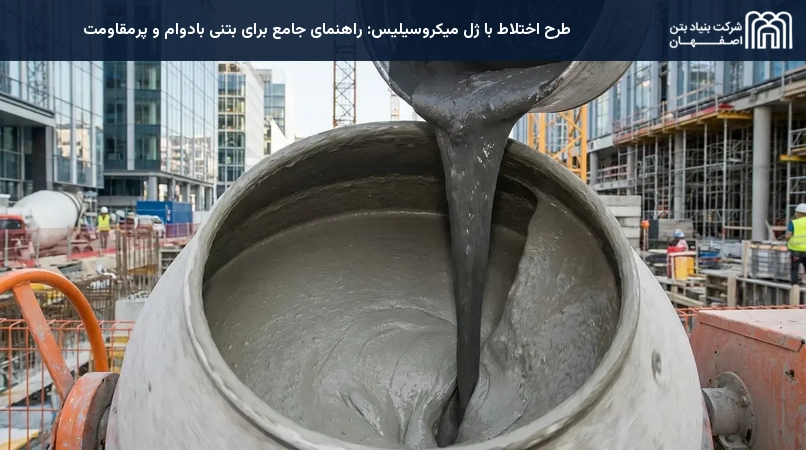 طرح اختلاط با ژل میکروسیلیس: راهنمای جامع برای بتنی بادوام و پرمقاومت