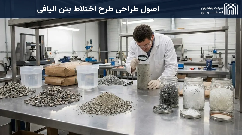 اصول طراحی طرح اختلاط بتن الیافی