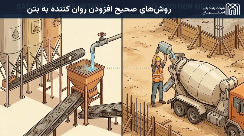 روش‌های صحیح افزودن روان کننده به بتن