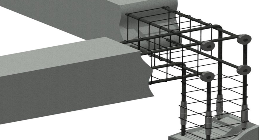 اتصال میلگرد به بستر نبشی