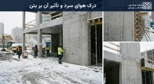 درک هوای سرد و تأثیر آن بر بتن
