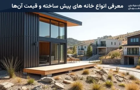 معرفی انواع خانه های پیش ساخته و قیمت آن‌ها