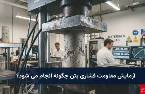 آزمایش مقاومت فشاری بتن چگونه انجام می شود؟